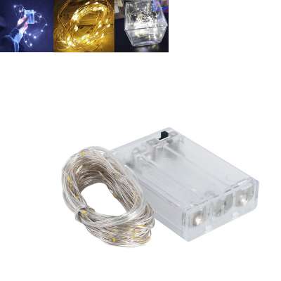 Waterproof 1M - 10M LED String Fairy lights Holiday lighting Garland For Christmas Tree Wedding Party Decor Powered Battery