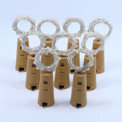 1M RGB Flash LED Cork Shaped LED Copper Wire String Light Wine Bottle lamps