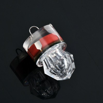 Red LED Fishing Light Flash Deep Drop Underwater Diamond Squid Strobe Bait Lure Lamp