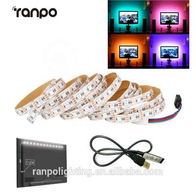 Hot RGB Led Strip Light Kit USB Led Strip 1M To 5M Backlight TV Strip Tape